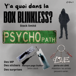 BOX BLINKLESS-TOXIC ATTACHMENT-relié collector avec jaspage (Précommande- Livraison fin février-début mars 2027)
