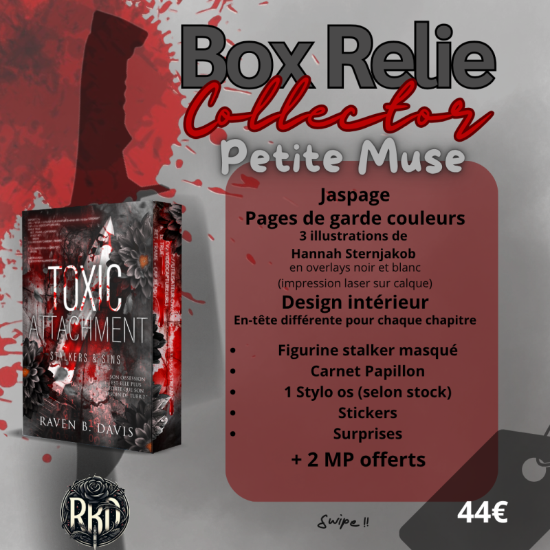 BOX PETITE MUSE-TOXIC ATTACHMENT-relié collector avec jaspage (Précommande- Livraison fin février-début mars 2027)