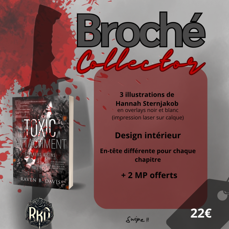 TOXIC ATTACHMENT- broché sans jaspage (Précommande- Livraison février 2027)